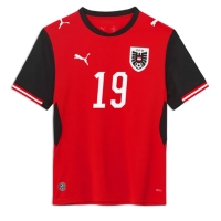 Camiseta Austria Christoph Baumgartner #19 Primera Equipación Replica Mundial 2026 mangas cortas